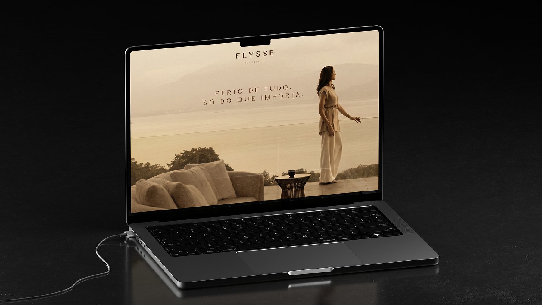 Landing page do Elysse