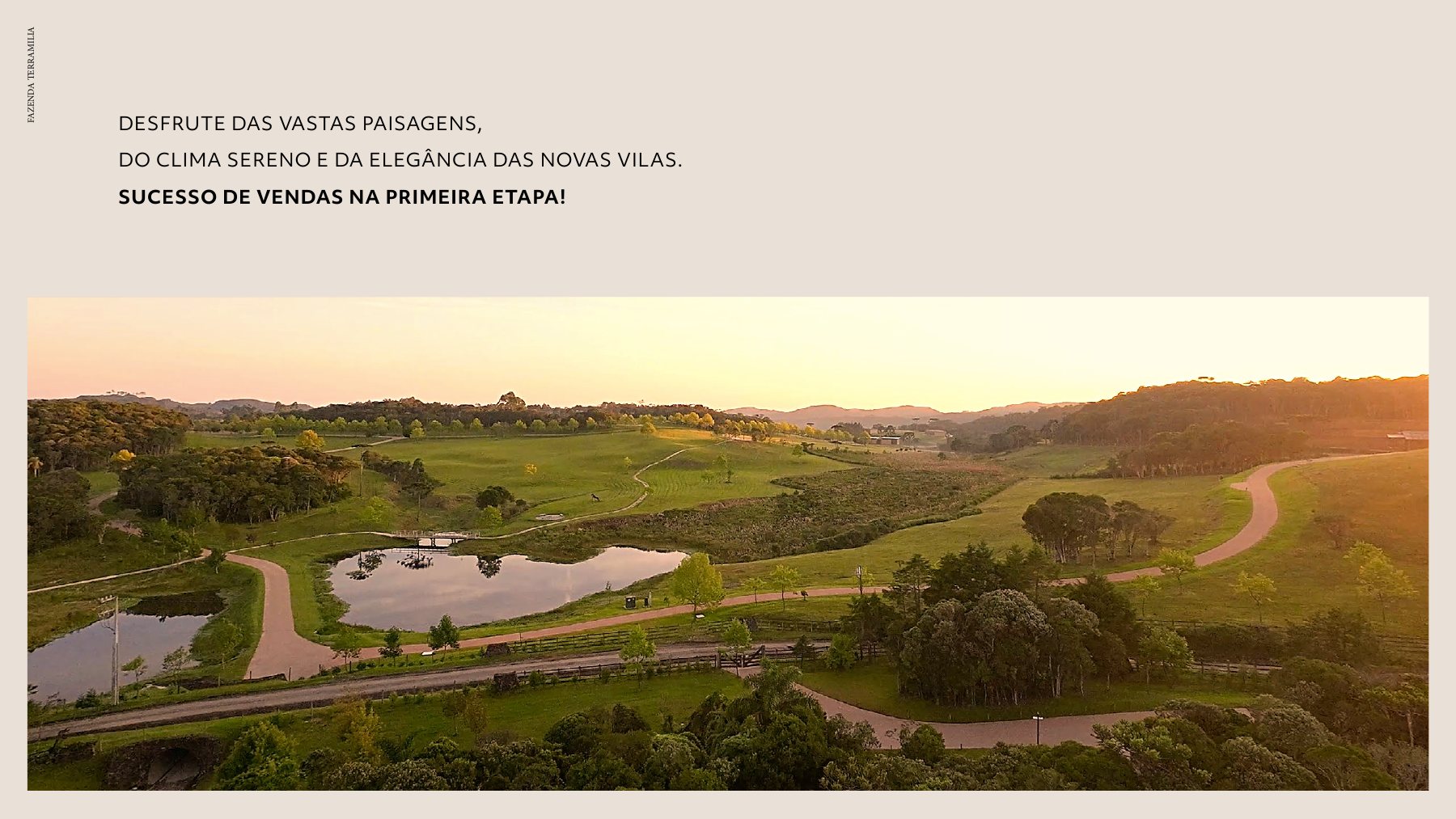 Vista aérea da Fazenda Terramília